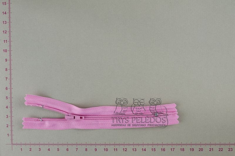 Spiralinis užtrauktukas „Rožinis“, 12 cm