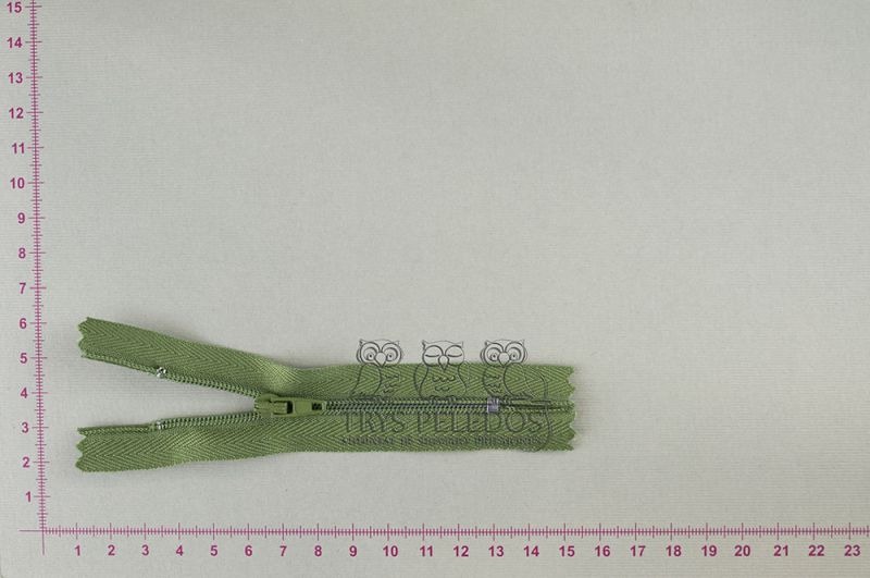 Spiralinis užtrauktukas „Žalias“, 10 cm