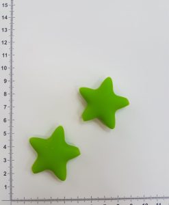 Silikoninė žvaigždutė Salotinė 38 x 38 mm