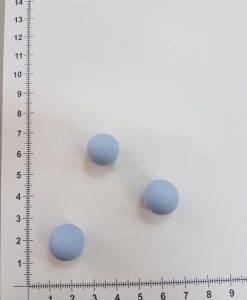 Silikoniniai karoliukai 15 mm, Šviesiai mėlyni