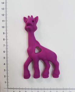 Silikoninis kramtukas Ciklameninė žirafa