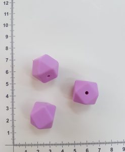 Silikoninis šešiakampis 17 mm, Alyvinis