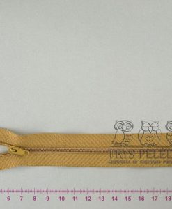 Spiralinis fiksuojamas užtrauktukas „Geltonas“, 18 cm