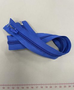 Spiralinis išsegamas užtrauktukas "Ryškiai mėlynas", 60 cm