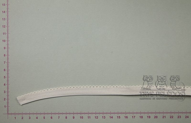 Dekoratyvinė elastinė guma 10 mm, Smėlinė