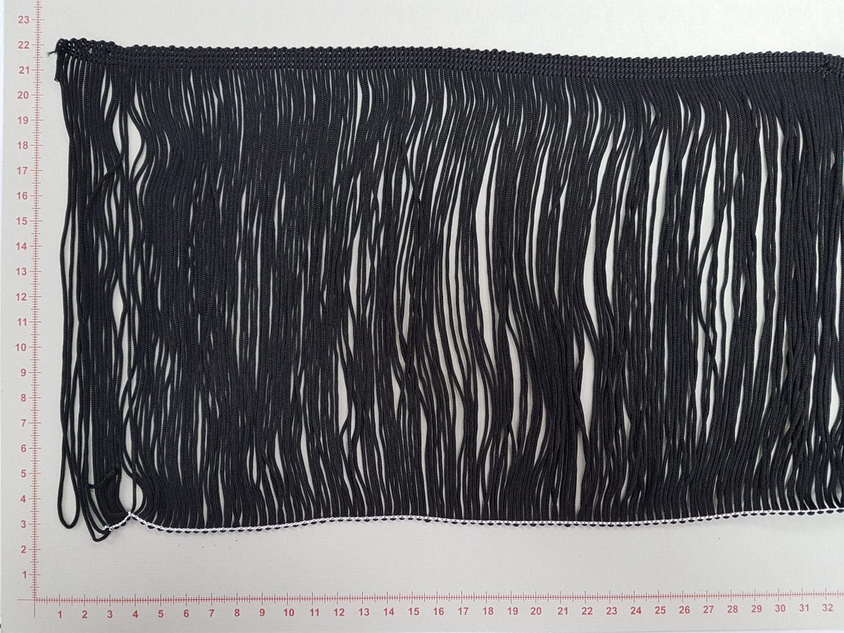 Dekoratyvinė kutų juostelė, 200 mm, juoda