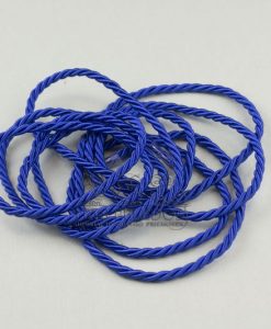 Dekoratyvinė virvelė 4mm,mėlyna