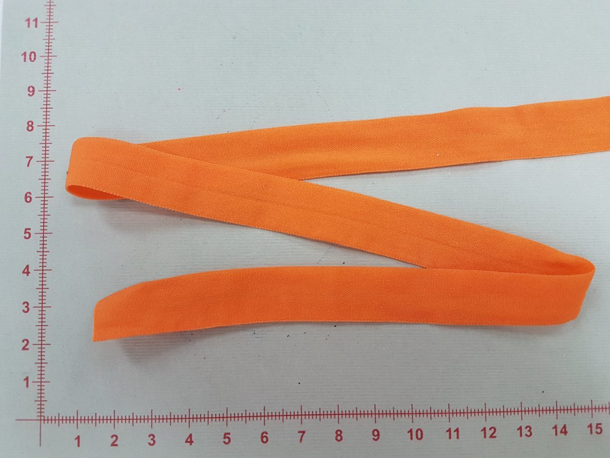 Elastinė kantavimo juostelė 16 mm, oranžinė