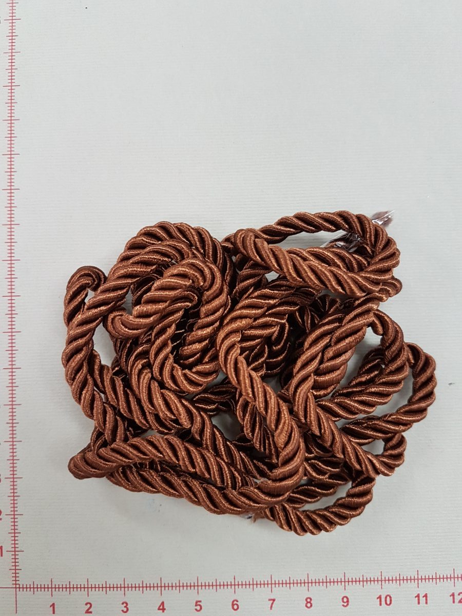 Ilgesnė dekoratyvinė virvelė Ruda, 3 mm