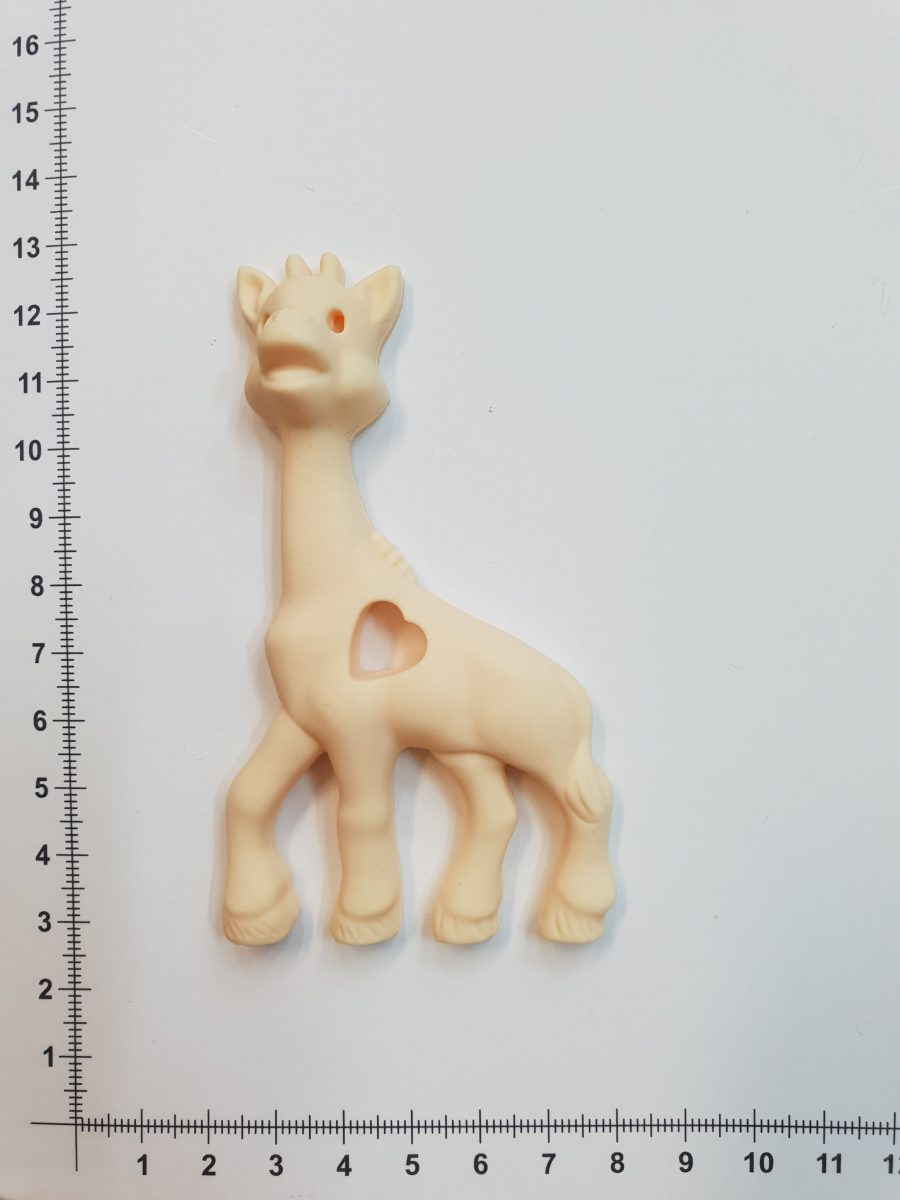 Silikoninis kramtukas Kreminė žirafa