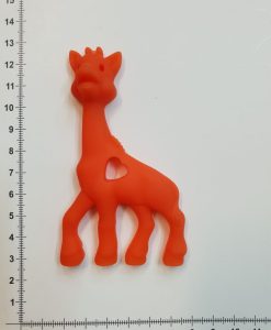Silikoninis kramtukas Oranžinė žirafa