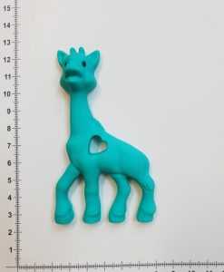 Silikoninis kramtukas Ryškiai mėtinė žirafa