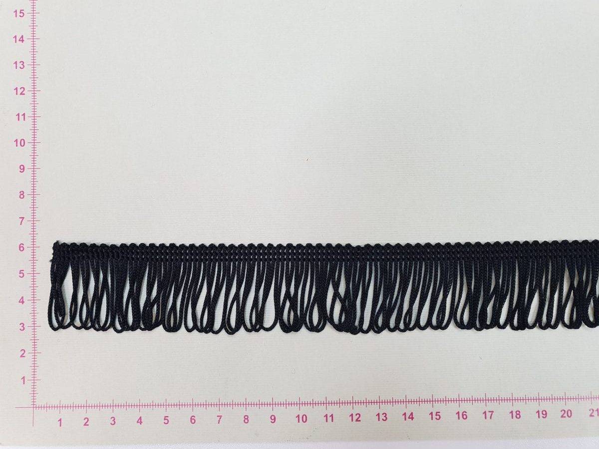 Dekoratyvinė kutų juostelė 30 mm, juoda