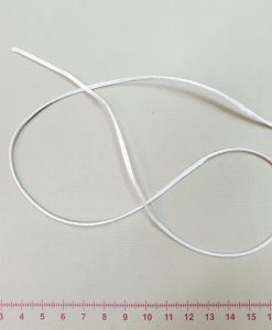 Satino virvelė Balta, 1,5 mm