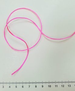 Satino virvelė Ryškiai rožinė 1,5mm