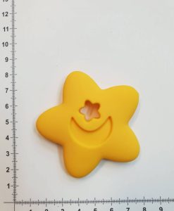 Silikoninis kramtukas Geltona žvaigždutė