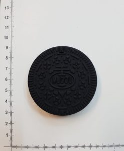 Silikoninis kramtukas Juodas sausainiukas