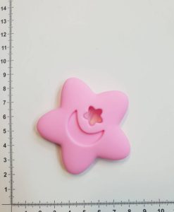 Silikoninis kramtukas Rožinė žvaigždutė