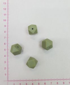 Silikoninis šešiakampis 14 mm, Chaki