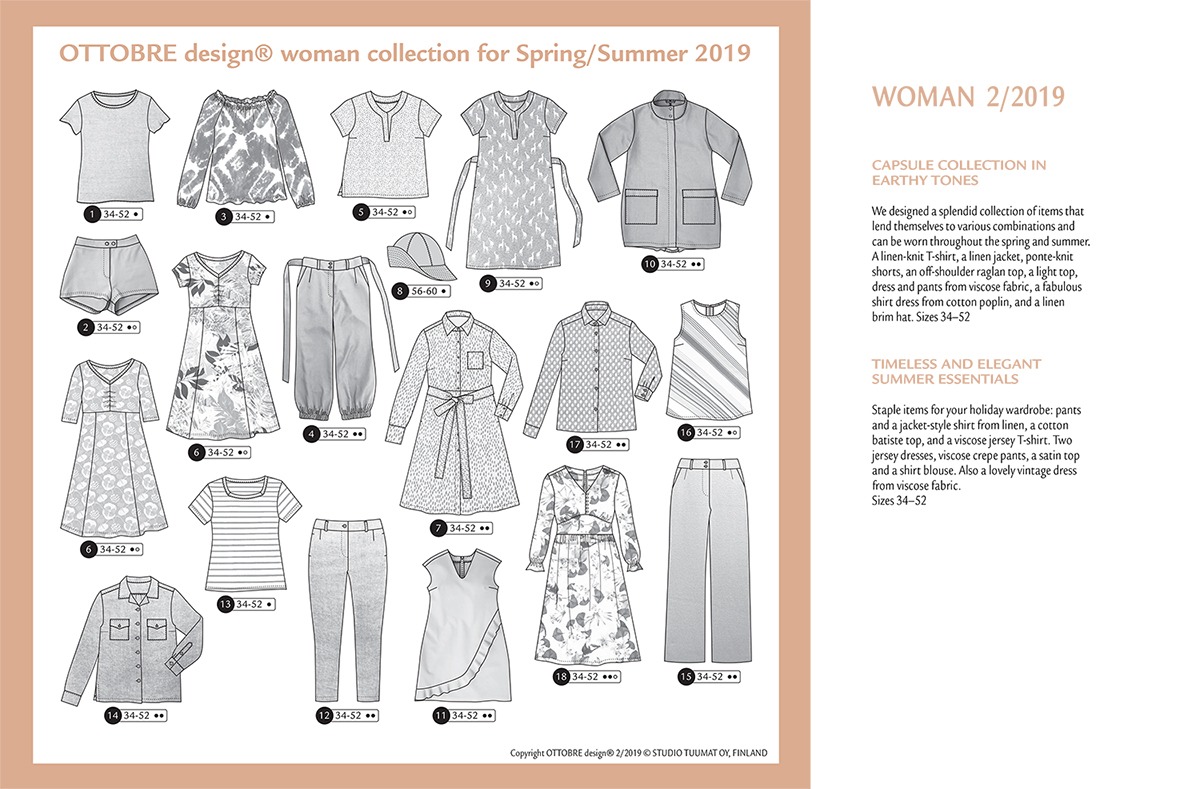 Ottobre Design Spring/Summer Woman 2/2019