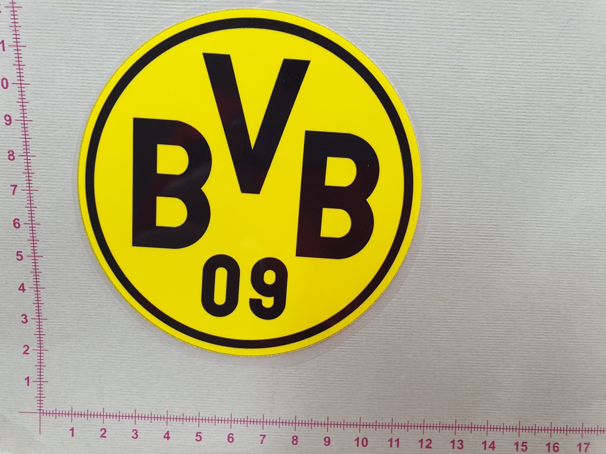 Termoaplikacija Borussia Dortmund futbolo komandos logotipas maža