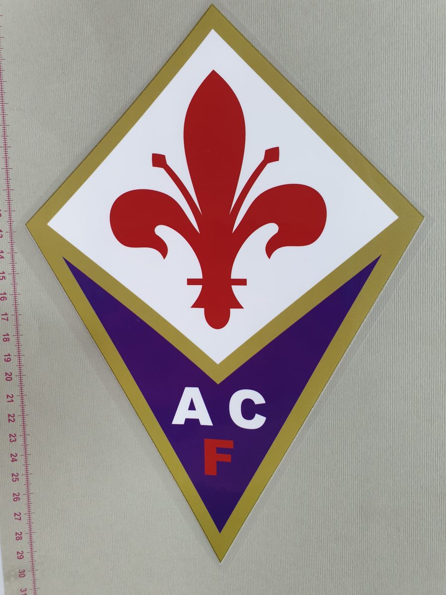 Termoaplikacija EACF Fiorentina futbolo komandos logotipas didelė