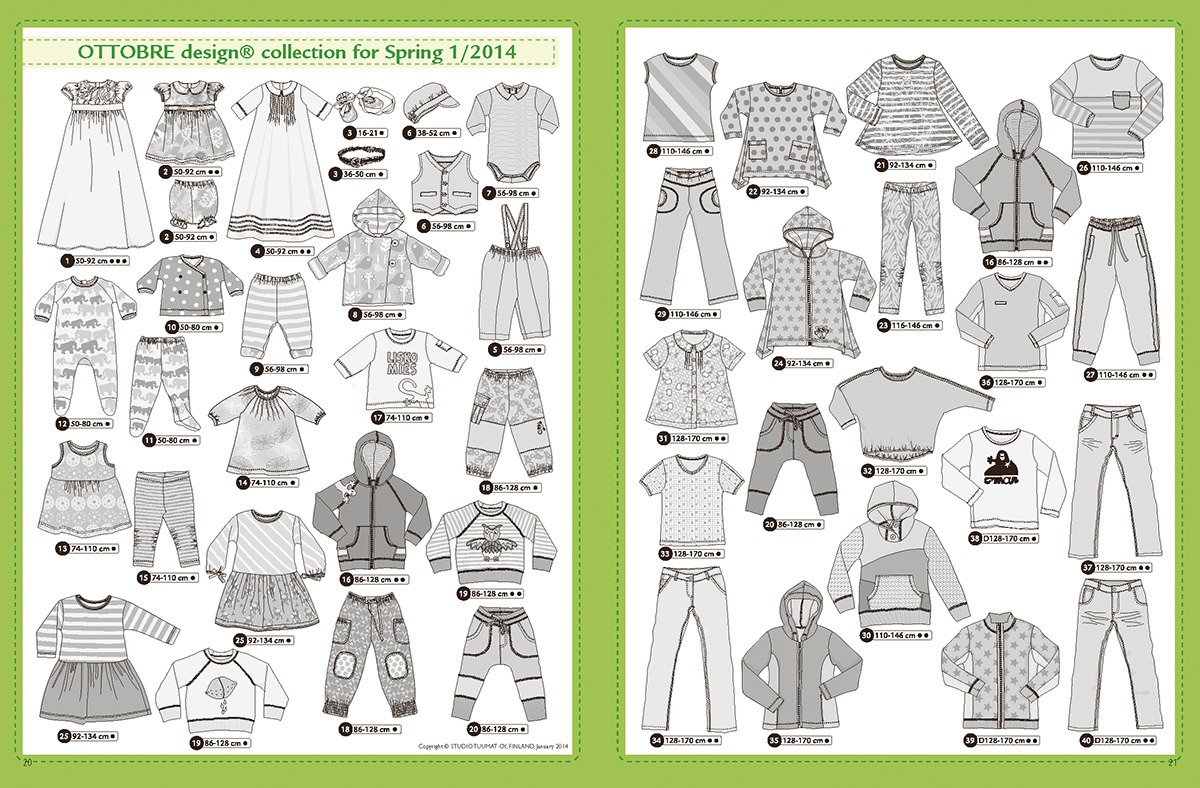 Ottobre Design Fashion Spring Kids 1/2014