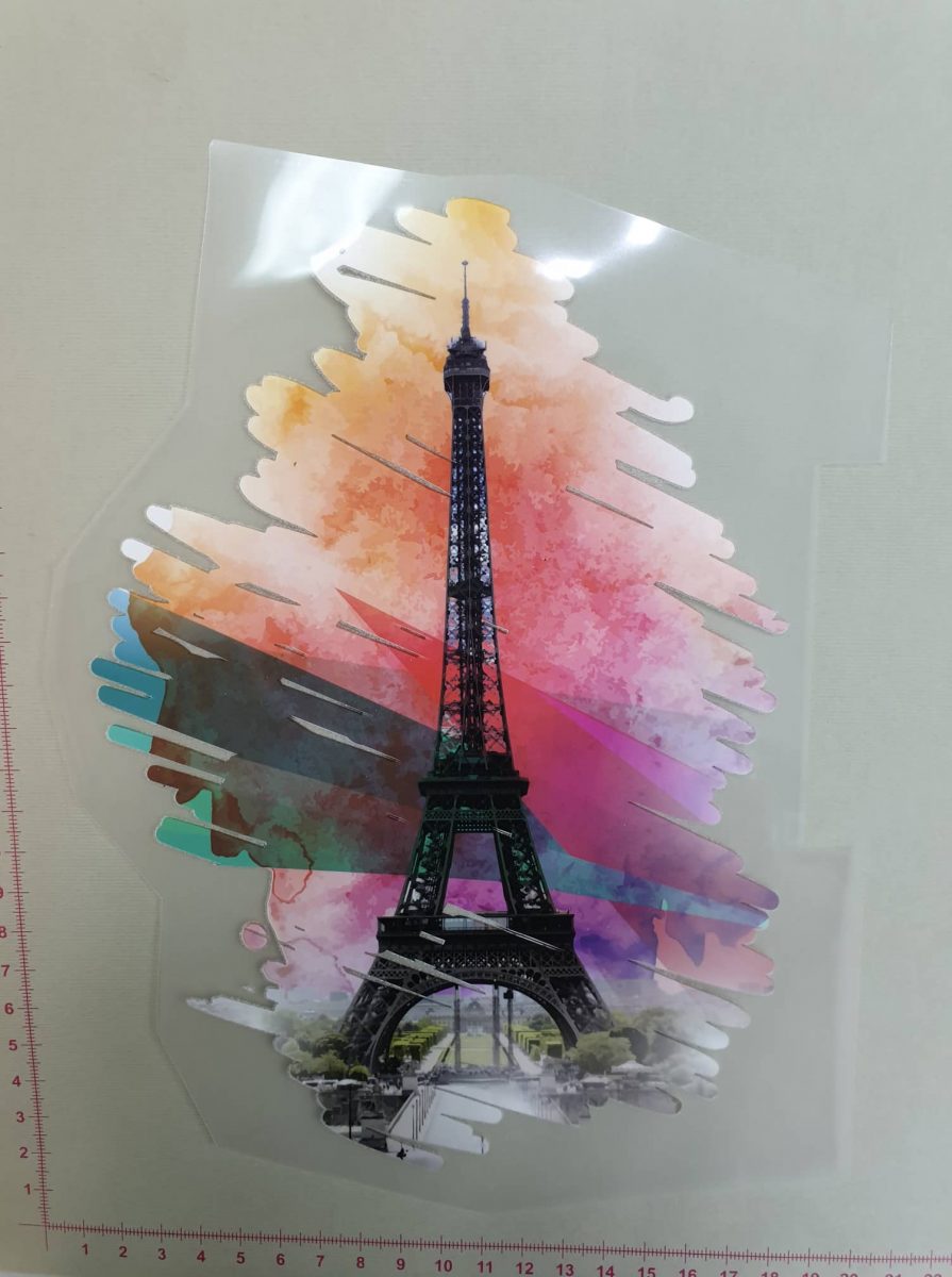 Termoaplikacija didelis bokštas Eifelio