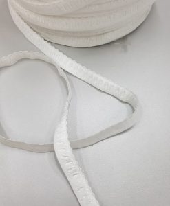 Minkšta banguota elastinė balta 10mm guma