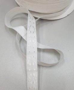 Minkšta elastinė guma su balta 15mm rašteliu