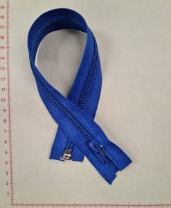Spiralinis išsegamas užtrauktukas "Ryškiai mėlynas", 30 cm