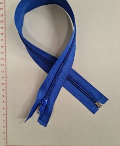 Spiralinis išsegamas užtrauktukas "Ryškiai mėlynas", 45 cm