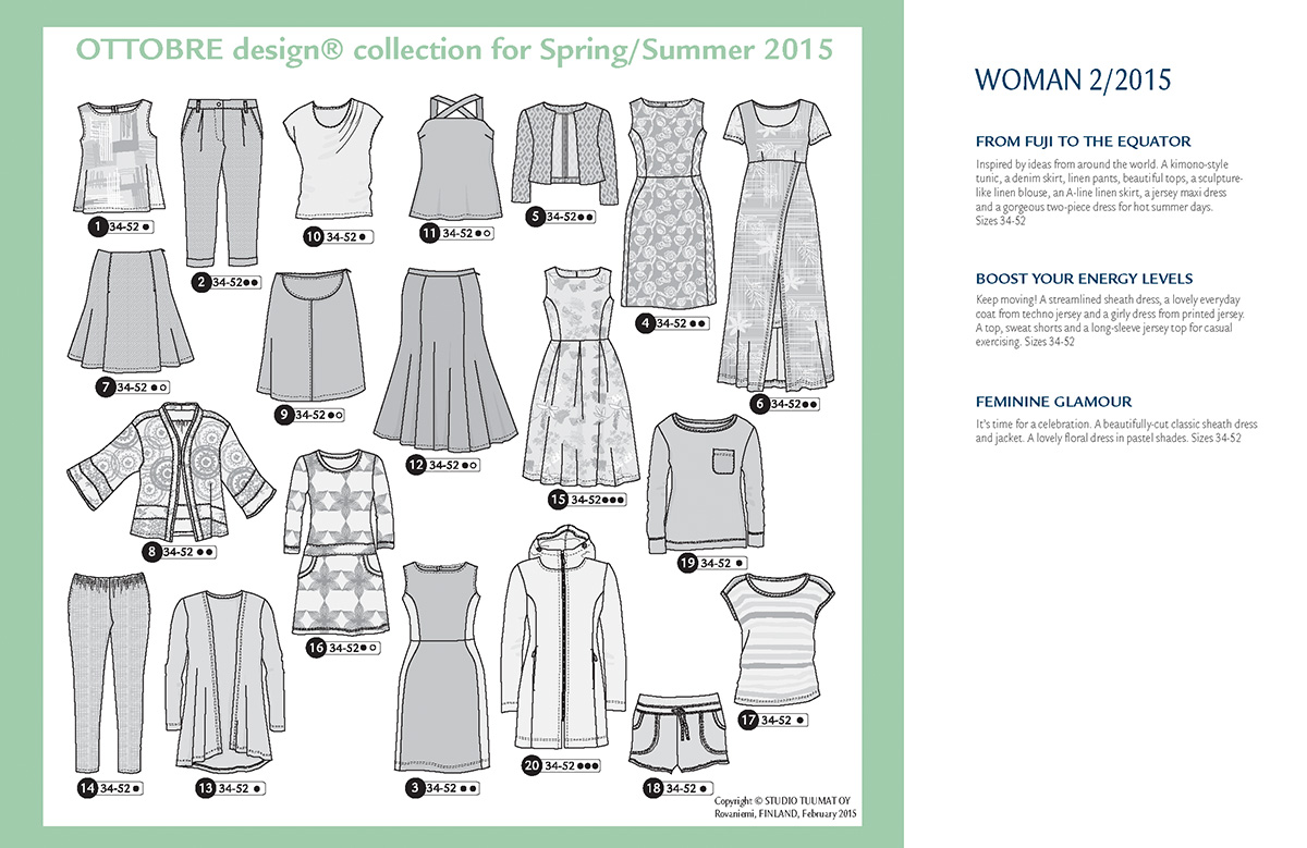 Ottobre Design Spring/Summer Woman 2/2015