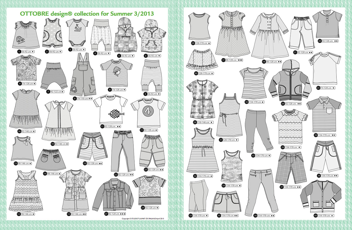 Ottobre Design Summer Kids Fashion 3/2013