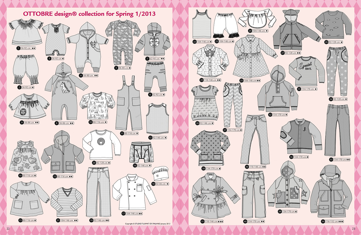 Ottobre Design Spring Kids Fashion 1/2013