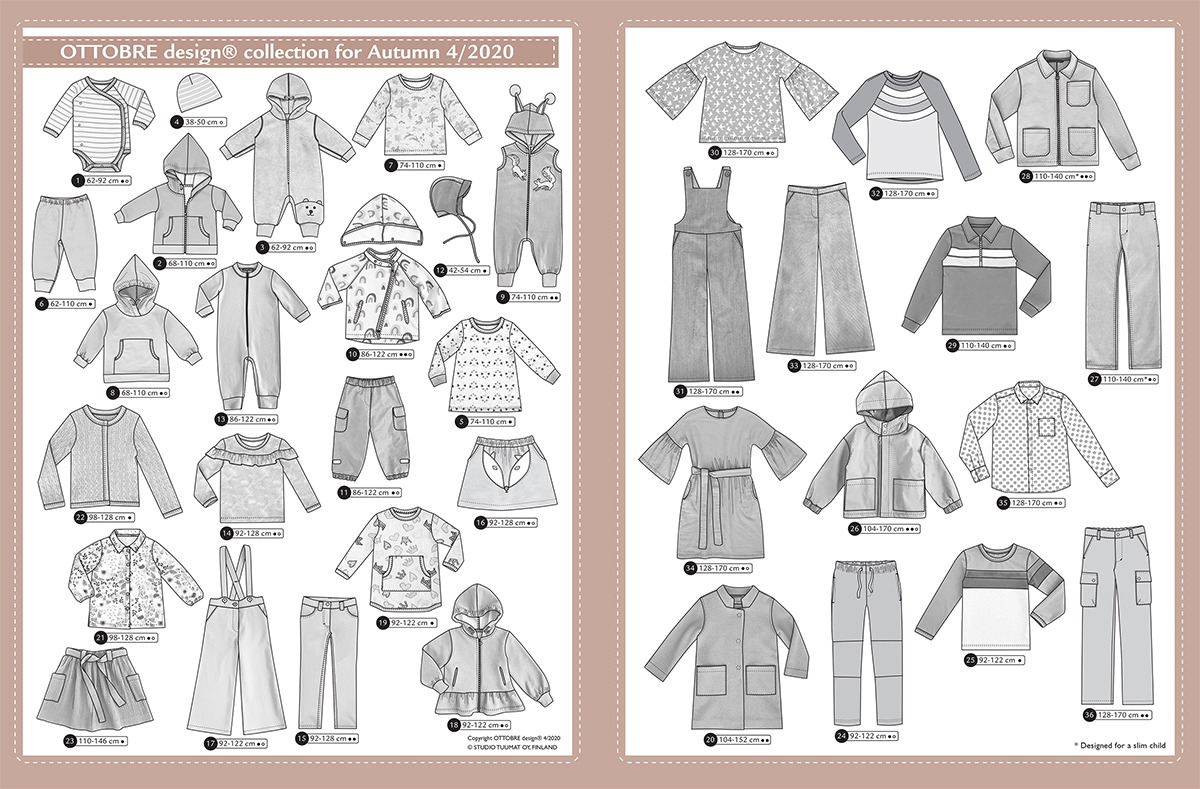 Ottobre Design Autumn Kids Fashion 4/2020