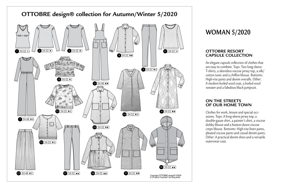 Ottobre Design Autumn/Winter Woman 5/2020