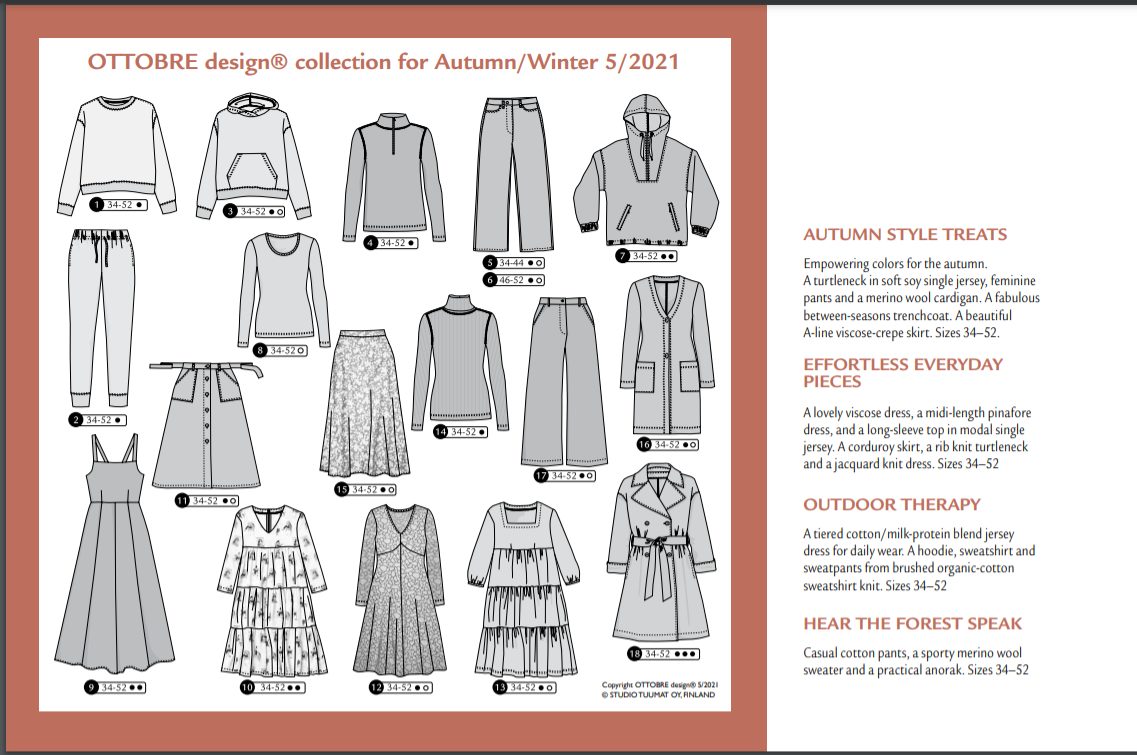 Ottobre Design Autumn/Winter Woman 5/2021