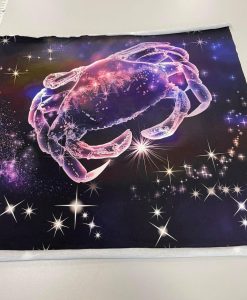Kilpinio skaitmeninės spaudos trikotažo panelė 60x70 cm Zodiakas vėžys