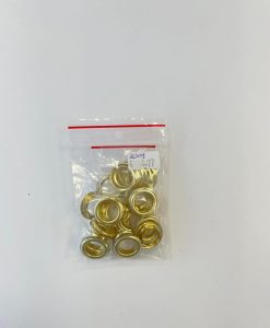 Kniedės 12mm aukso spalvos
