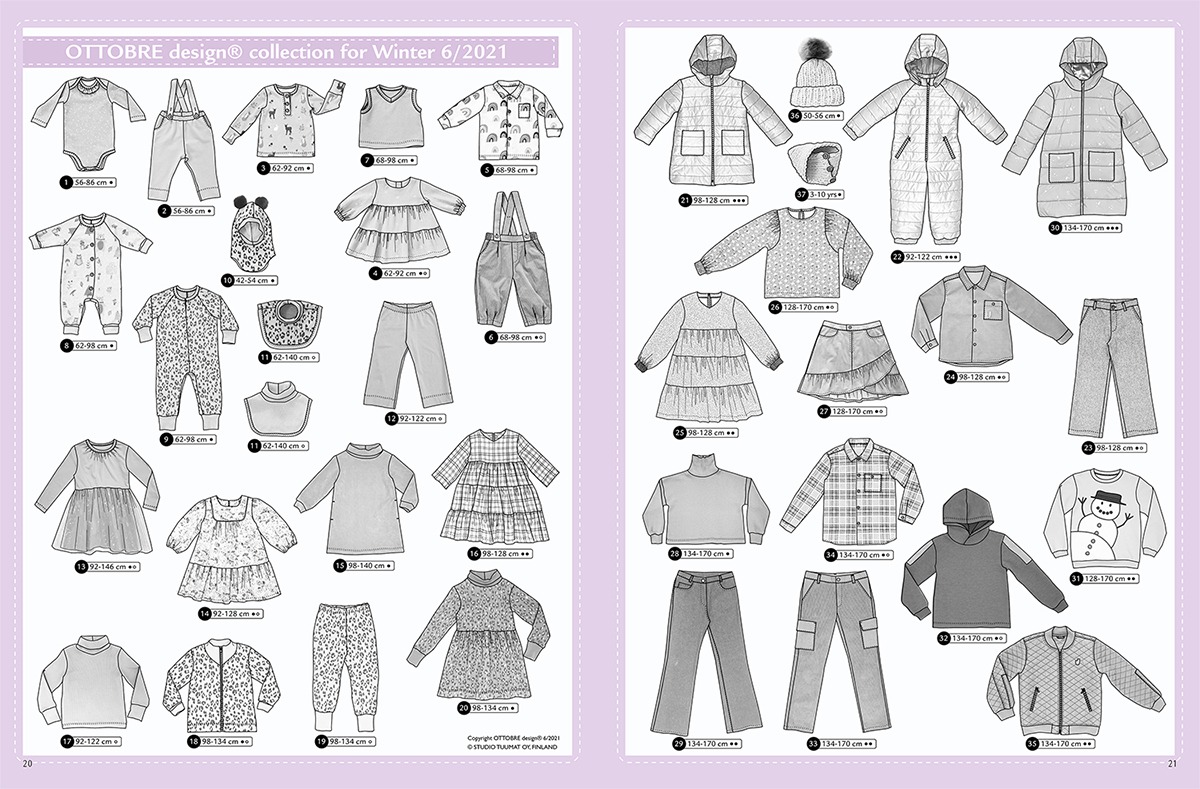 Ottobre Design Winter Kids Fashion 6/2021