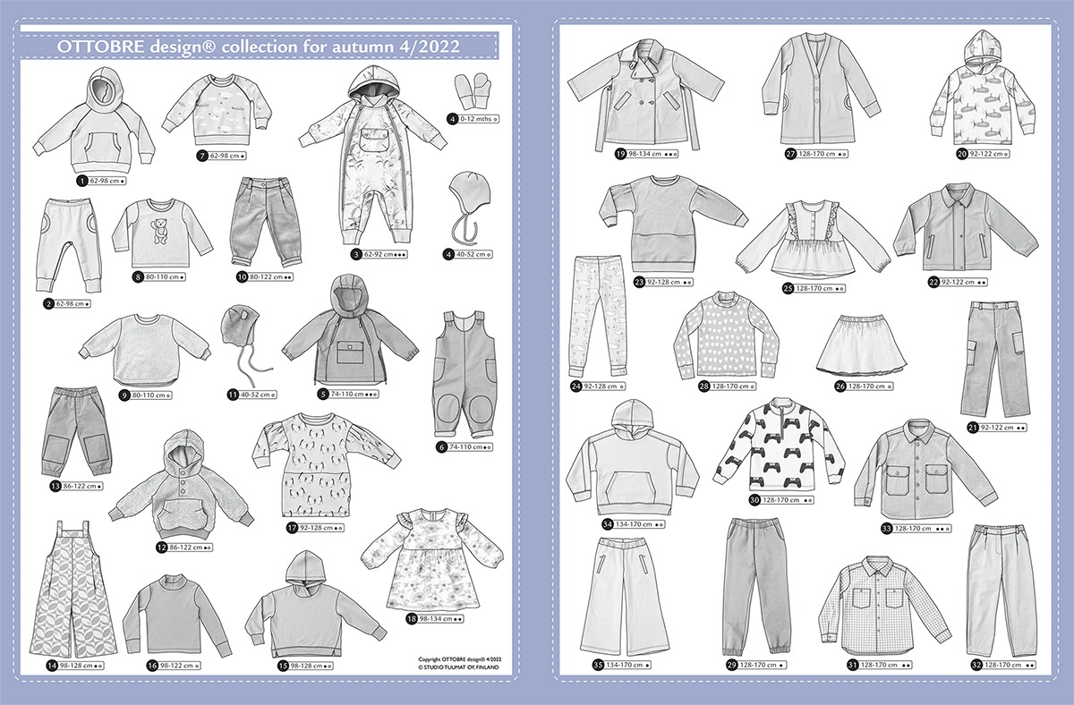 Ottobre Design Autumn Kids Fashion 4/2022