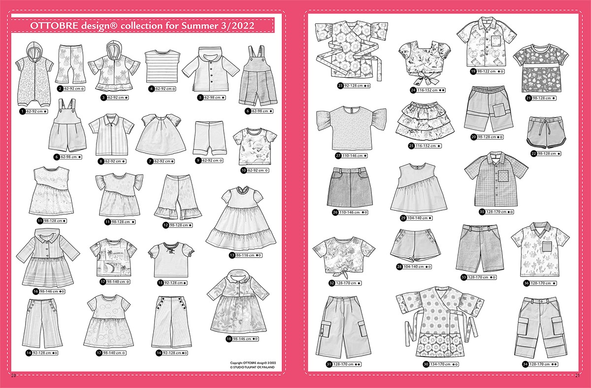 Ottobre Design Summer Kids Fashion 3/2022