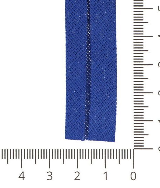 Medvilninė kantavimo juostelė Ryškiai mėlyna 18 mm