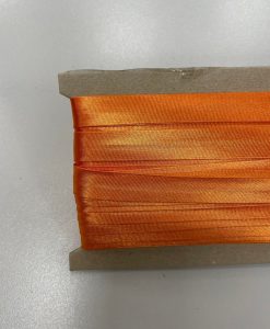 Atlasinė kantavimo juostelė Oranžinė 16mm