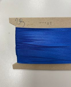 Atlasinė kantavimo juostelė Ryšiai mėlyna 16mm