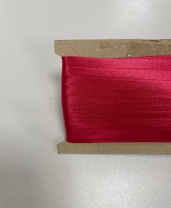 Atlasinė kantavimo juostelė Ryški rožinė 18mm