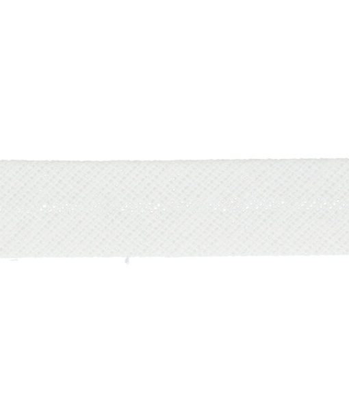 Medvilninė kantavimo juostelė Balta 18 mm