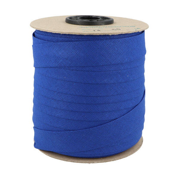 Medvilninė kantavimo juostelė Ryškiai mėlyna 18mm
