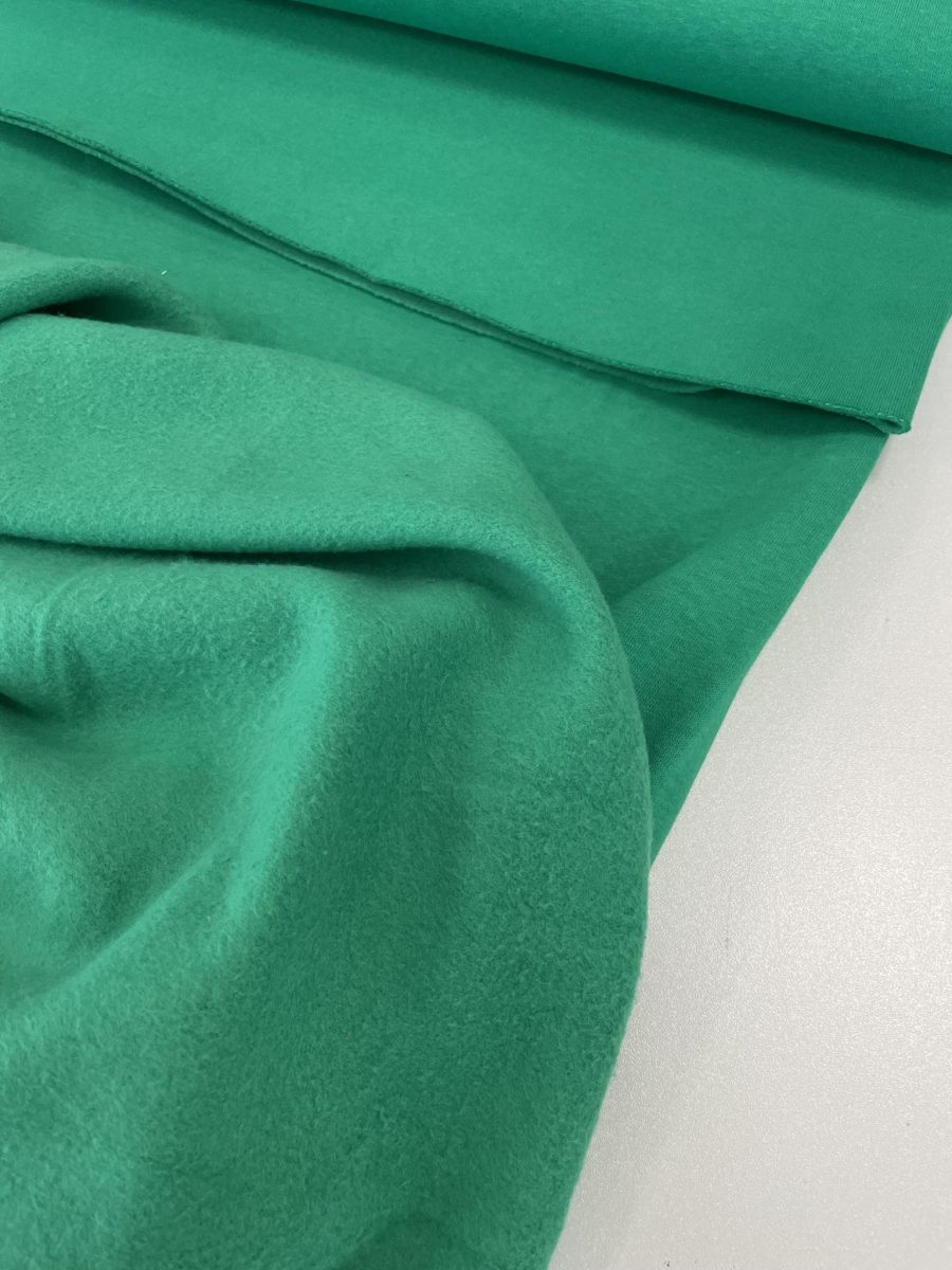 Pašiltintas, storas trikotažas Ryškiai žalias